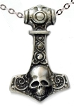 Corrente Thors Hammer skull