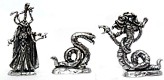 Medusas e Cobra miniaturas rpg