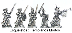 Esqueletos Templários miniaturas rpg