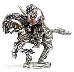 miniatura rpg Barbarian Chieftain Cavalo
