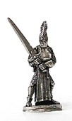 miniatura rpg Elfa com Espada e capacete